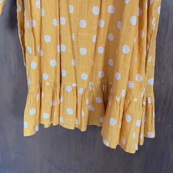 LC Lauren Conrad print faux wrap dress ruffle detail elastic waist XXL - Picture 16 of 17